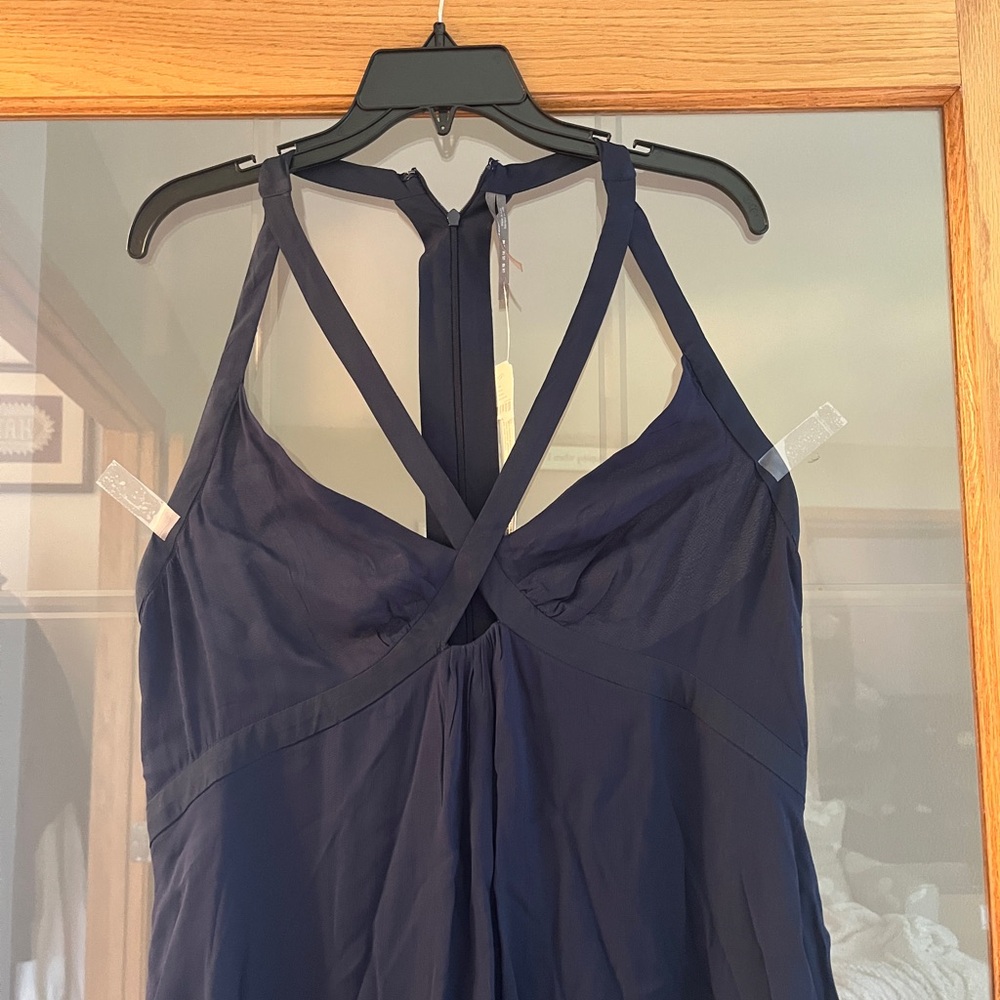 Anthropologie Deep Blue Dress - Picture 4 of 6